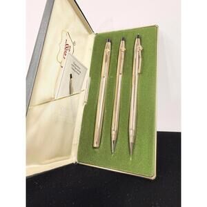 Cross made in the USA 10K Gold filled pen and pencil set
